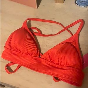 Red orange bikini